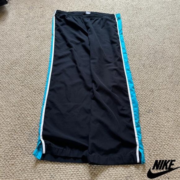 Vintage y2k 2000s baggy nike sweatpants track pants large - Picture 1 of 6